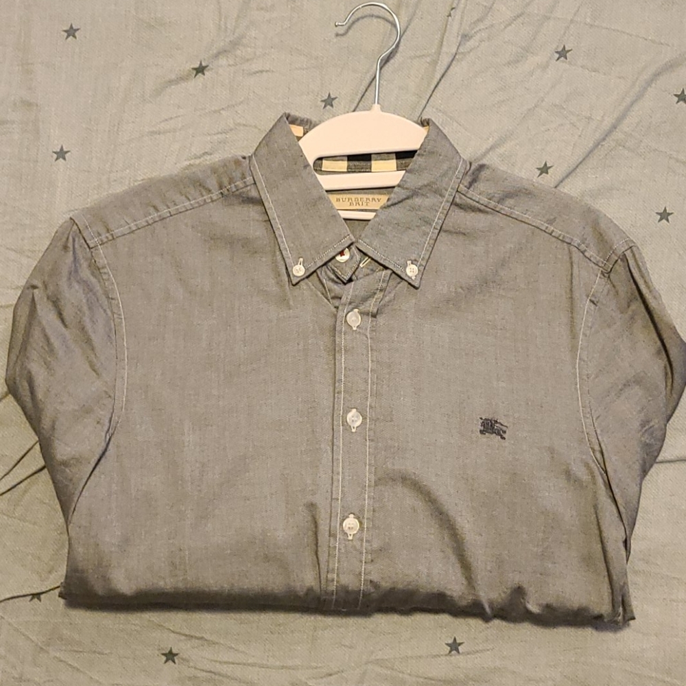 Burberry Men Shirt XS Grey